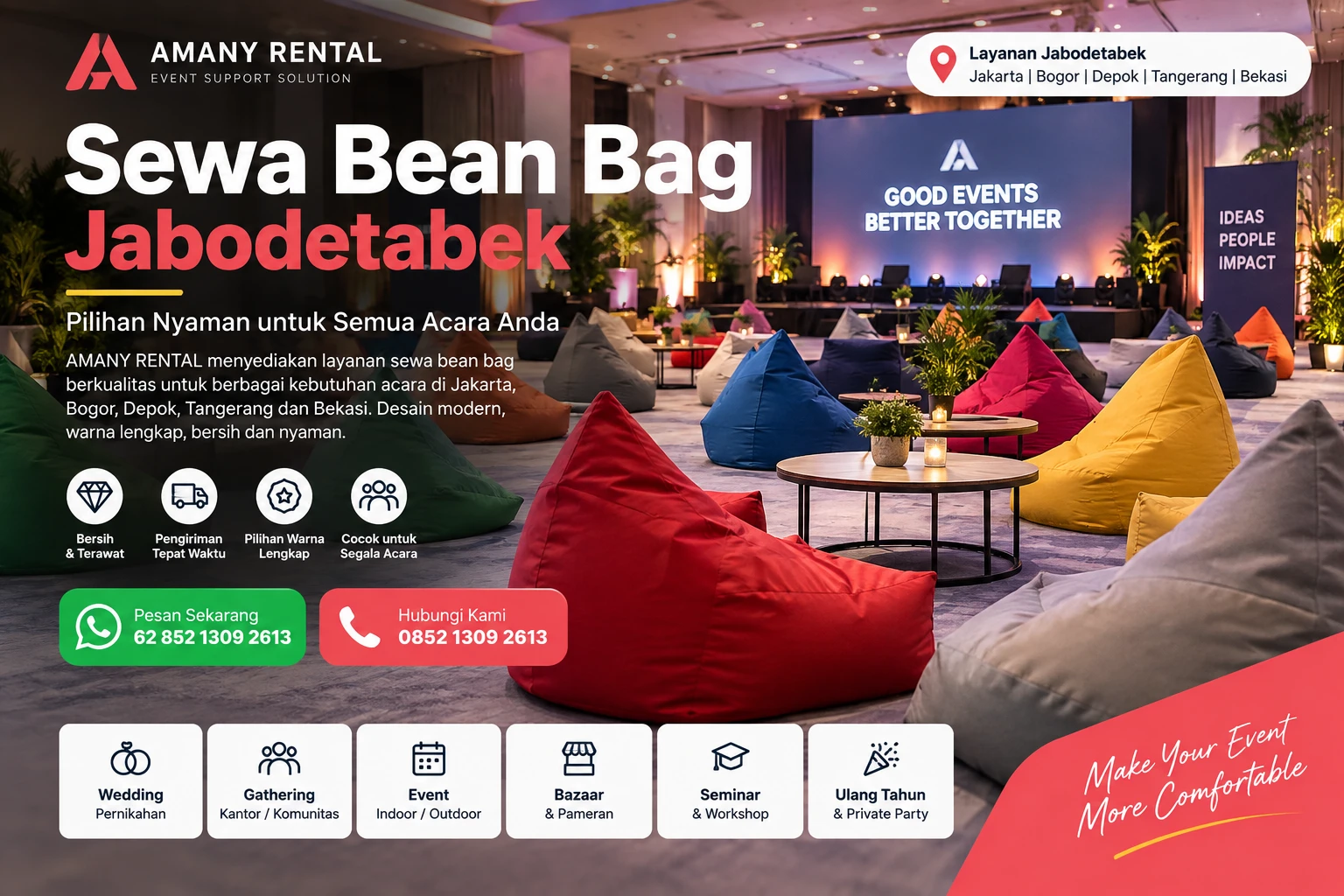 Sewa Bean Bag Jabodetabek